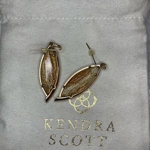 Kendra Scott earrings (rose gold dust)